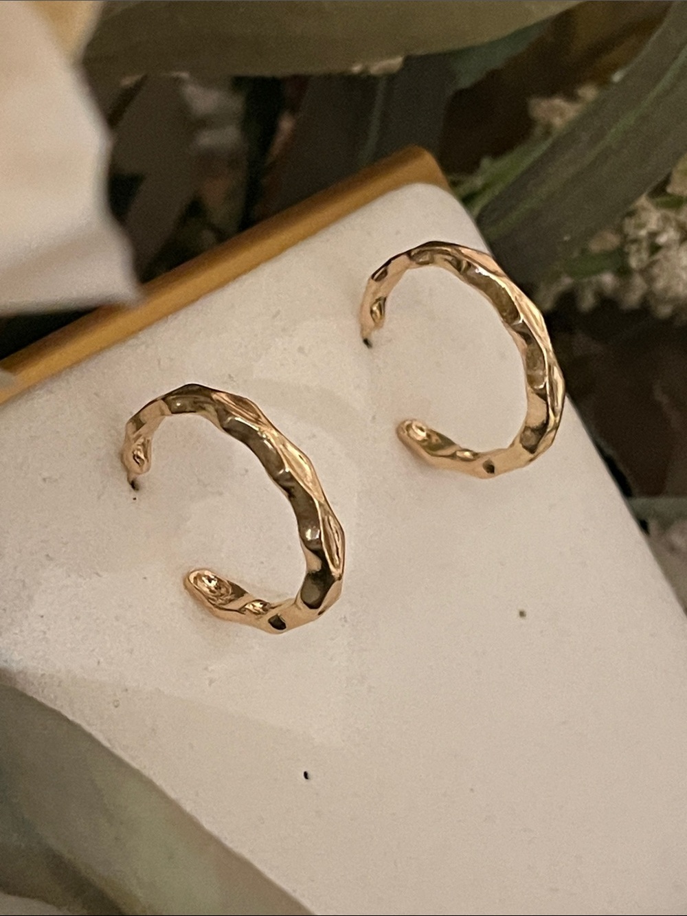 Gold Hoop Earrings Medium